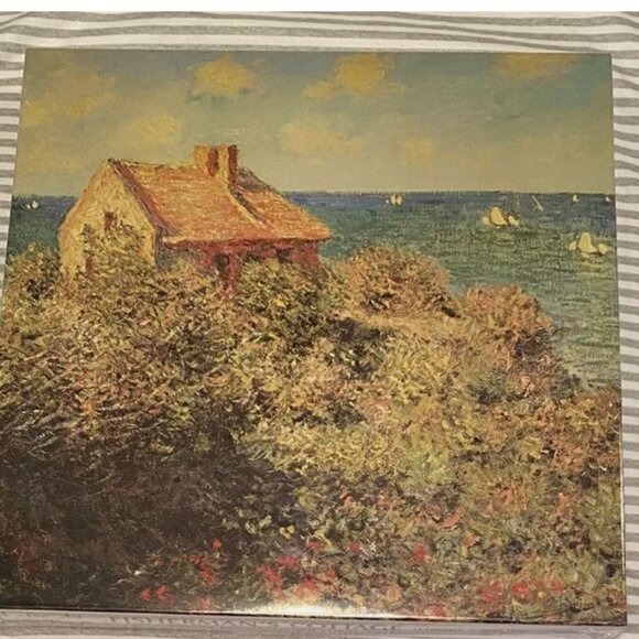 Sealed Claude Monet Fishermans Cottage Jigsaw Puzzle Over 500 Pieces Fine Art - Picture 1 of 4